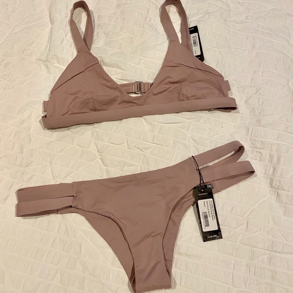 TAVIK COCO CHLOE BIKINI SET IN DEAUVILLE MAUVE